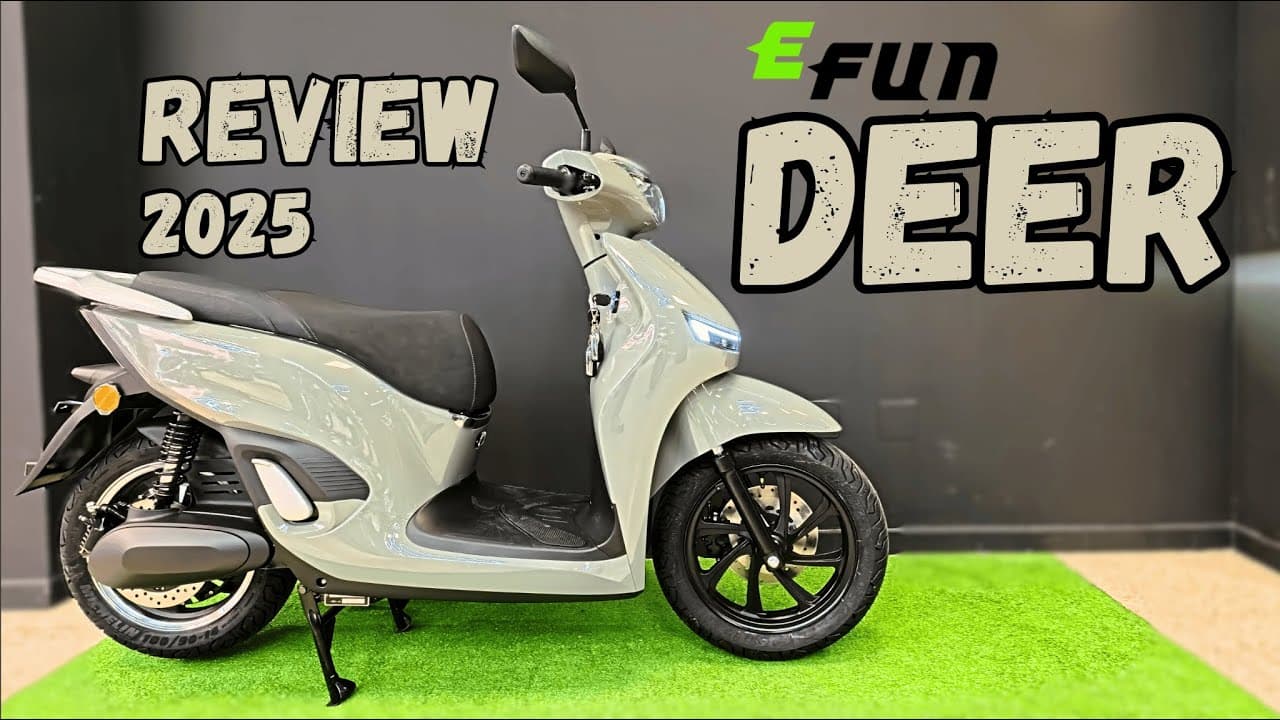 Vídeo: Efun DEER | La Scooter 2025 Urbana con Batería Extraíble